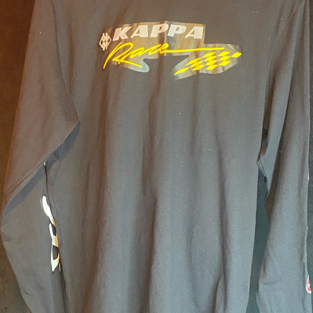 Kappa Black Racing Graphic Long Sleeve